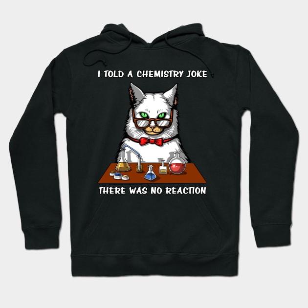 Cat Chemistry Teacher Hoodie by underheaven